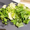 塩昆布のやさしい旨み『チンゲンサイのかきたま中華スープ』の下準備