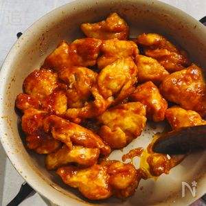 ワンパン》ヤンニョムチキン＊4人分一気に！鶏むね2枚～ | レシピ