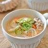 ［腸活デトックススープ］豚こま豆乳キムチでボリューム◎