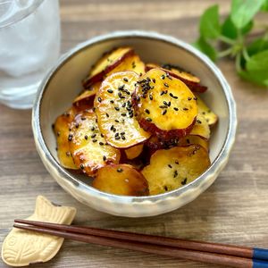 のりのり🐾🎀🤍の作ってみた!投稿(【塩バターハニーおさつ】一度食べたらもう止まらん♪)