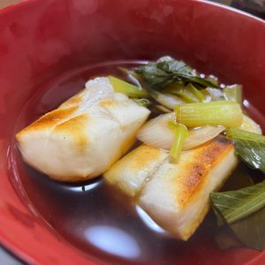 ぽちゃこの作ってみた!投稿(めんつゆで作る『我が家のお雑煮』)