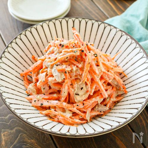 【5分でできる♡にんじんとツナのマヨサラダ】これはハマる味♡