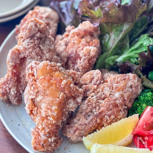 漬け込み時間なし‼︎ザクザク檸檬フライドチキン🍋🍗