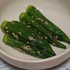 ハチそば粉の作ってみた!投稿(驚く美味しさ！やみつき！丸ごと塩オクラ)