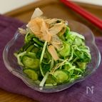 簡単5分♩水菜ときゅうりのさっぱり白だし和え