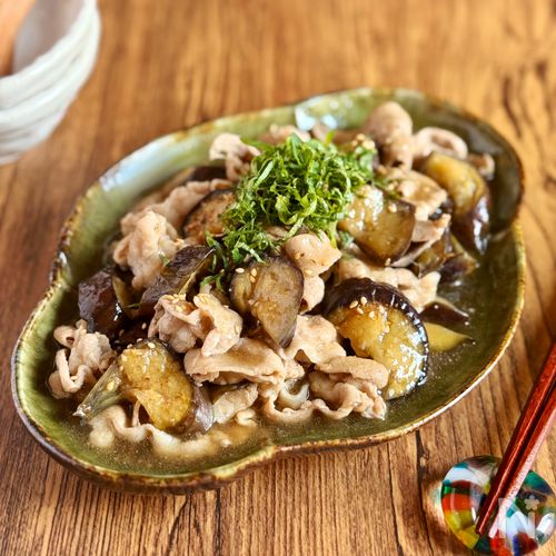 暑い日でもぺろり♪【豚バラとなすのさっぱり煮】