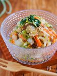 抱えて食べたい♪『梅塩昆布 de やみつき♡白菜サラダ』