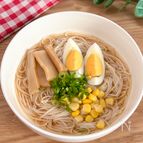 パパッと10分！おかわり連発✨【冷やしラーメン風そうめん】