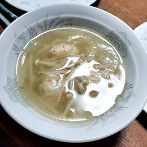 feykigusuの作ってみた!投稿(【業務スーパー】かに風味つみれの中華風スープ)