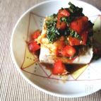 トマトキムチ豆腐