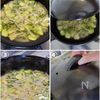 五感で味わう・そら豆とグリーンピース、新生姜の炊き込みご飯の工程2