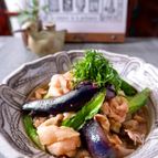 ボリュームおかず！茄子と豚薄切り肉の生姜焼き