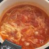 酸味がたまらん♩トマたまサンラータンの工程3