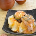 【レンジで簡単】サバ缶と大根の味噌煮