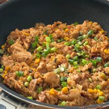 10分でまるでお店の味♡豚こまペッパーライス