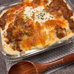 1570648の作ってみた!投稿(絶妙な美味しさ【とろ〜り卵の焼きカレードリア】)
