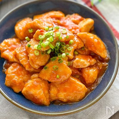 鶏むね肉で柔らか！【ぷりぷり鶏チリ】節約＆簡単