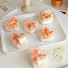 材料4つ カルピスで作る桃のパンナコッタ