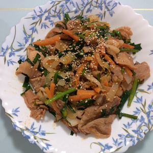 milkの作ってみた!投稿(簡単・安うま！ご飯が進む『豚こまプルコギ』)