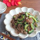 ごはんがすすむ♪牛肉とゴーヤの甘辛しょうが炒め☆お弁当にも◎