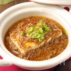 肉の旨味が際立つ♪ピリ辛肉味噌あんかけ豆腐