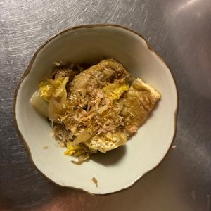 ぱぁぷるへいずの作ってみた!投稿(重ねて7分♪旨味凝縮♪『白菜と油揚げのじゃこポンおかか蒸し』)