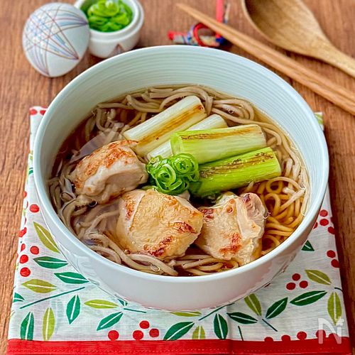 旨みたっぷりでまろやか♩鶏南蛮そば・うどん