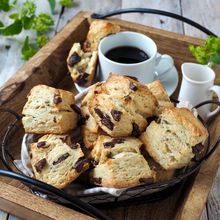 お店みたい！
本格チョコバナナ スコーン