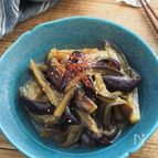 レンジで簡単。とろとろなすのナムル【時短・作り置き】