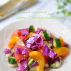 クミンの香りが食欲そそる♡彩り野菜で栄養満点☆モロカンサラダ
