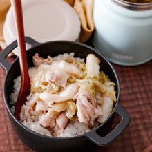 スープジャーであったか！豚こまと白菜のあんかけ丼弁当