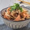 鮭ときのこの炊き込みご飯の工程7