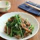ごはんがすすむ☆牛肉と水菜のバタポンガーリック