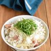 【新生姜とベーコンの炊き込みご飯】さわやかさとコク旨のコラボ