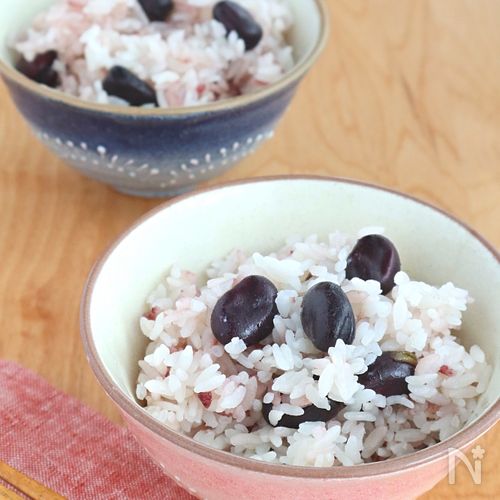 赤そらまめの炊き込みごはん