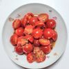 ふうかの作ってみた!投稿(ふわりと旨みが香る・ミニトマトのおかかナムル)
