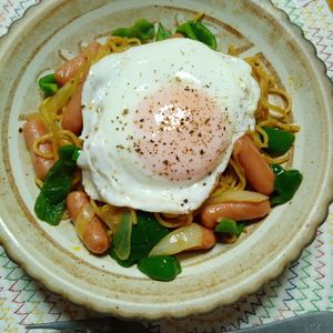 M＊Pの作ってみた!投稿(スパイシーで食欲そそる！カレー焼きそば)