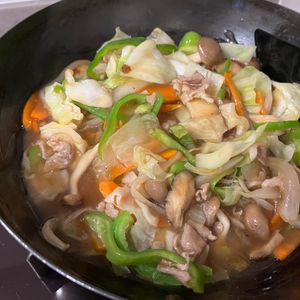 1194348の作ってみた!投稿(【基本の皿うどん】簡単！激うま！野菜たっぷり具沢山♪)