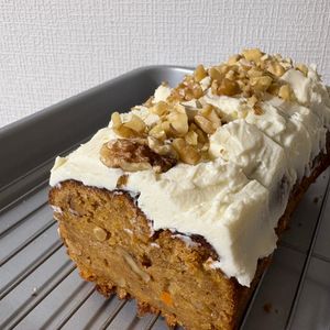 アルカの作ってみた!投稿(オーブンまで10分！バター不使用キャロットケーキ)