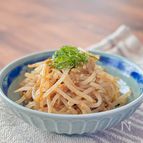 レンチンもやしの濃厚ごまみそ和え
