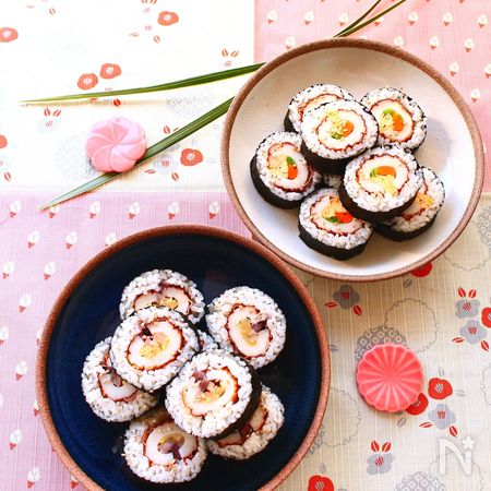 丸ごとちくわの太巻き寿司 お新香巻き 3色巻き By 庭乃桃 レシピサイト Nadia ナディア プロの料理家のおいしいレシピ 丸ごとちくわの太巻き寿司 お新香巻き 3色巻き By 庭乃桃 レシピサイト Nadia ナディア プロの料理家のおいしいレシピ