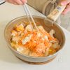 【チキンと人参の卵サラダ】パパッとワンパン副菜の工程6
