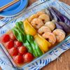 さっぱりとおいしい♩エビと夏野菜の揚げ浸し