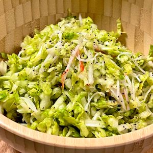 michuの作ってみた!投稿(さっぱり爽やか♡レモン香る春キャベツとカニカマのコールスロー)
