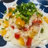 新米ちゃんの作ってみた!投稿(【10分でできる簡単レシピ!!】冷製サルサうどん)
