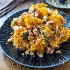 【かぼちゃのごま味噌マヨサラダ】レンジで完結✨
