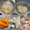 【根菜と鶏肉の力うどん】具沢山でほっとする味♡の下準備