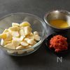 たこ焼きプレートで！コロコロ明太バターポテトコロッケの下準備