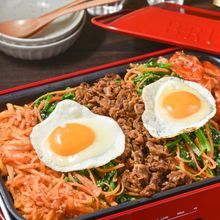 ホットプレートで作る【石焼ビビンバ風】