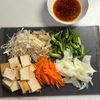 ご飯が進む！栄養満点◎【厚揚げとひき肉のプルコギ風甘辛炒め】の工程1